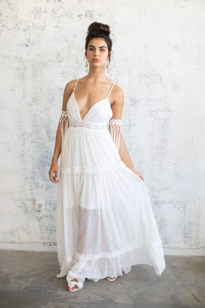Romantic Chiffon Destination Dress Канзас-Сити